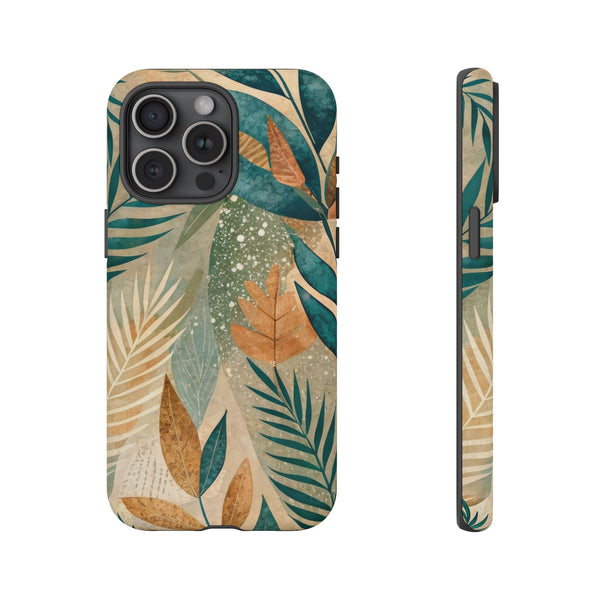 Boho Leaves Tough Phone Case