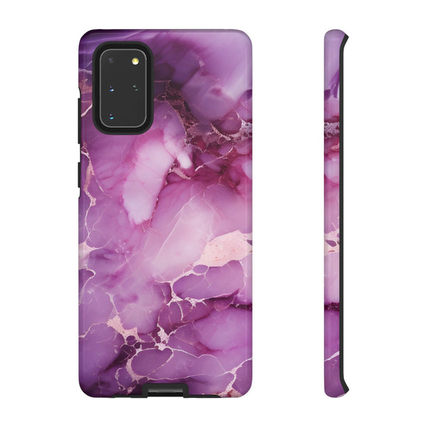 Purple Marble Tough Phone Case