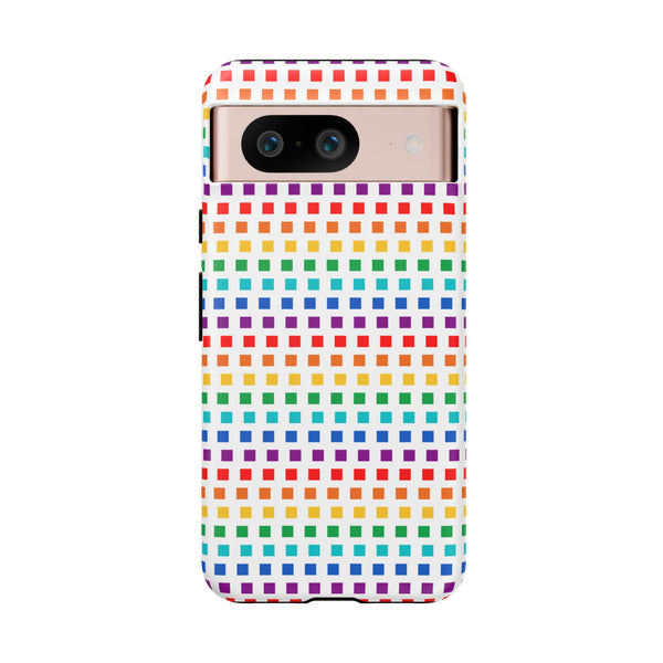 Rainbow on white -  Tough Case