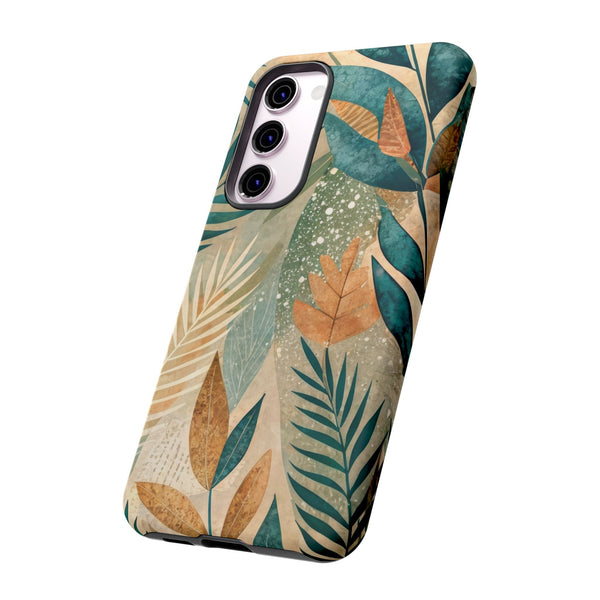 Boho Leaves Tough Phone Case