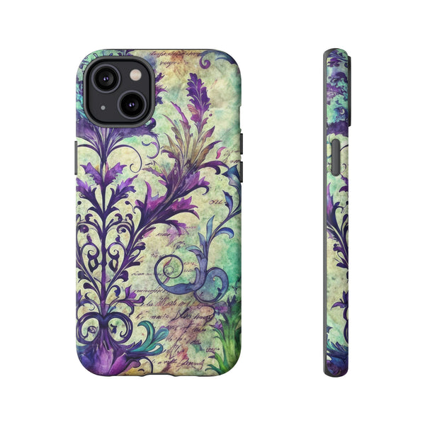 Purple Swirly Fun Tough Phone Case