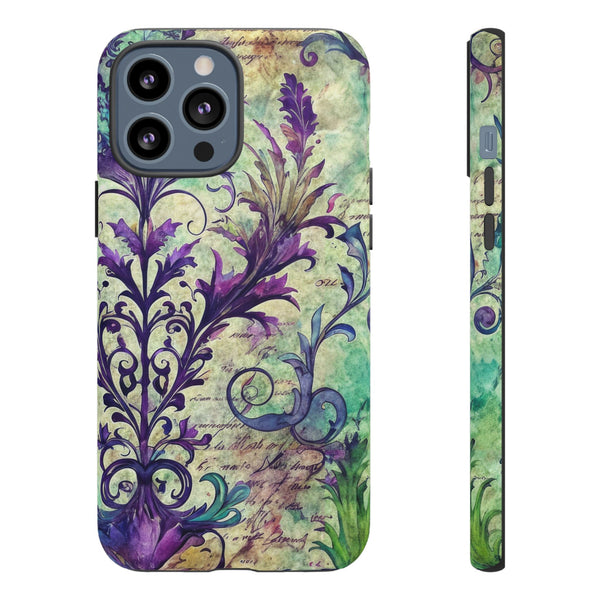 Purple Swirly Fun Tough Phone Case