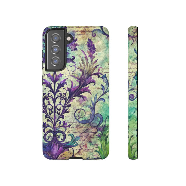 Purple Swirly Fun Tough Phone Case