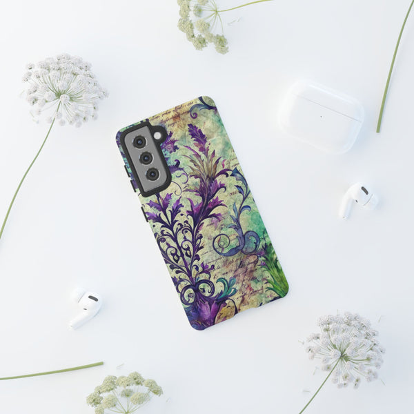 Purple Swirly Fun Tough Phone Case