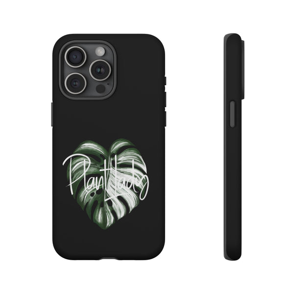 Monstera Albo Plant Lady  - Tough Phone Case