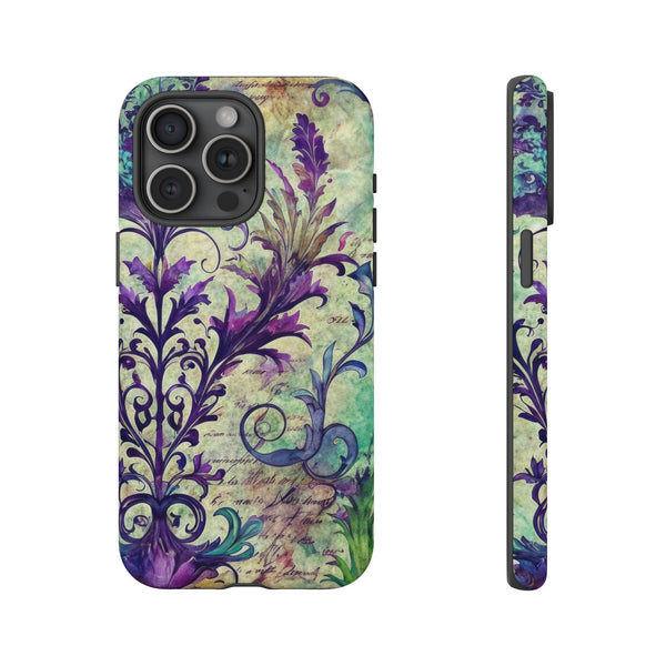 Purple Swirly Fun Tough Phone Case