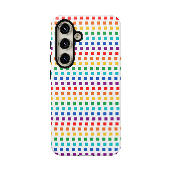 Rainbow on white -  Tough Case