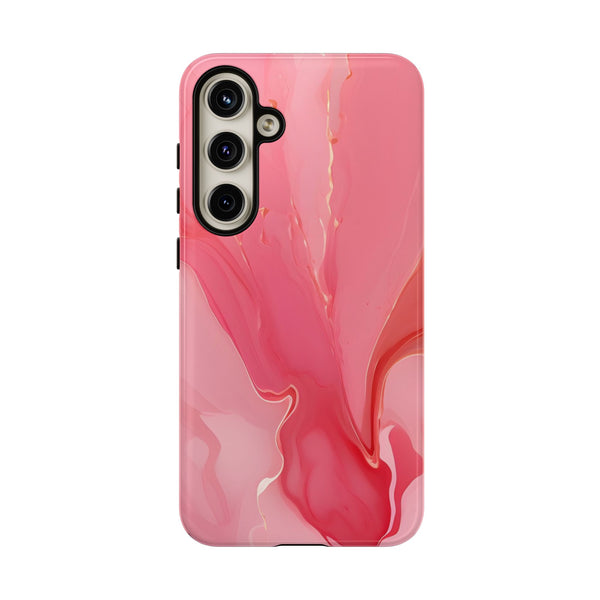 Pink Marble Tough Phone Case