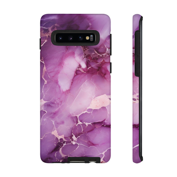 Purple Marble Tough Phone Case