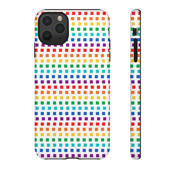 Rainbow on white -  Tough Case