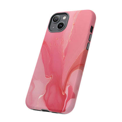 Pink Marble Tough Phone Case