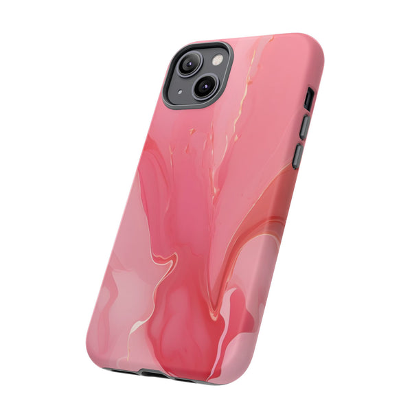 Pink Marble Tough Phone Case