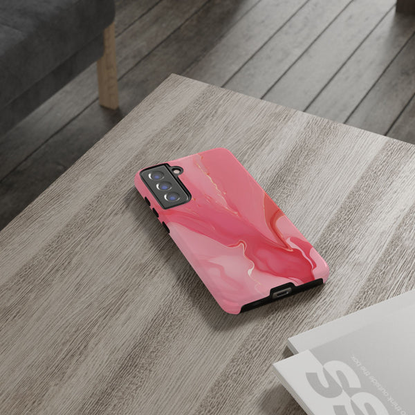 Pink Marble Tough Phone Case