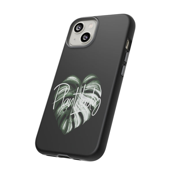 Monstera Albo Plant Lady  - Tough Phone Case