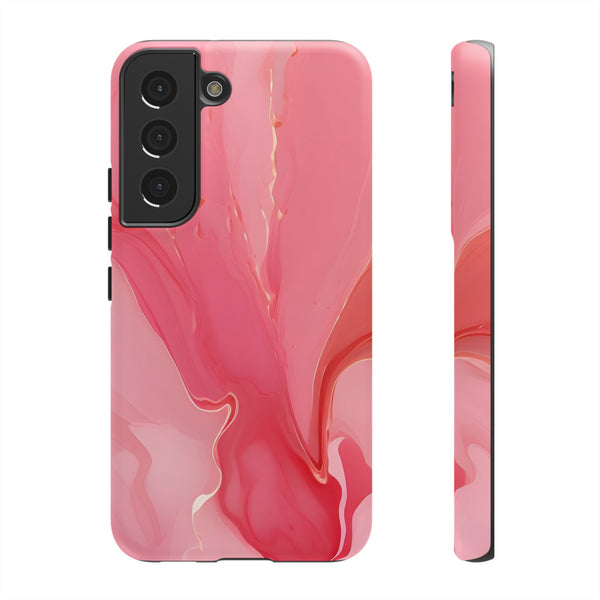 Pink Marble Tough Phone Case