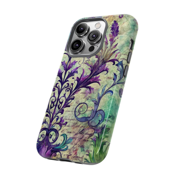 Purple Swirly Fun Tough Phone Case