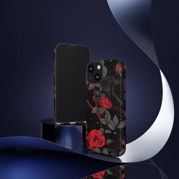 Dark Red Roses  - Tough Phone Case