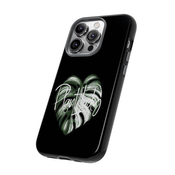 Monstera Albo Plant Lady  - Tough Phone Case