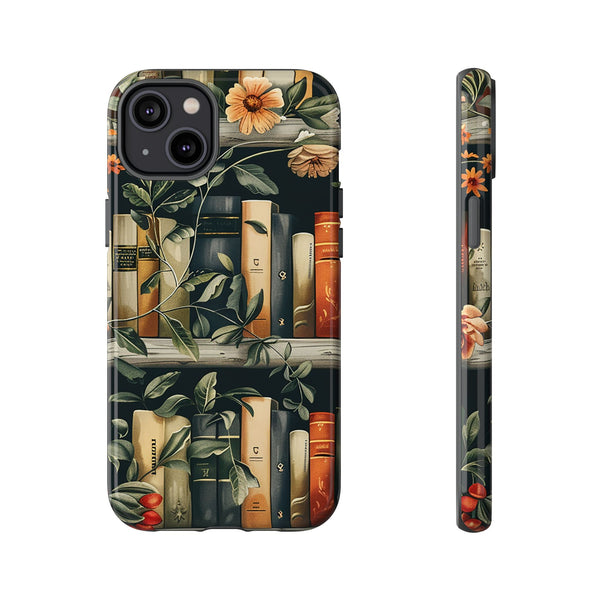 Moody Books Tough Phone Case