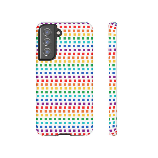 Rainbow on white -  Tough Case