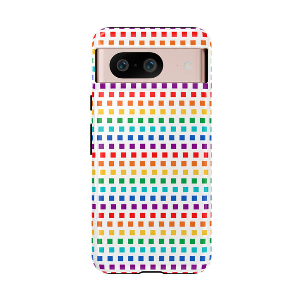 Rainbow on white -  Tough Case