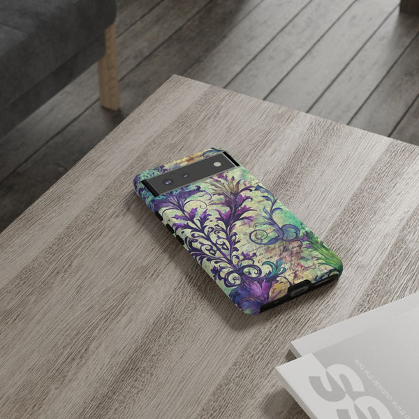 Purple Swirly Fun Tough Phone Case