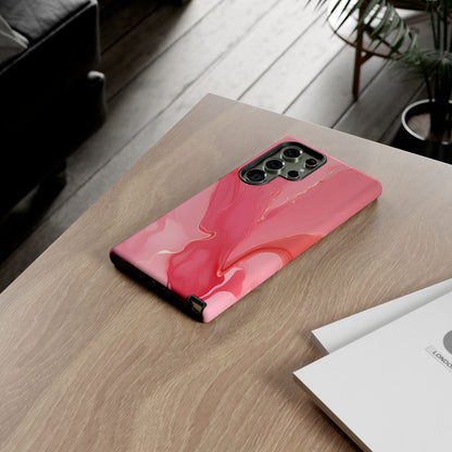 Pink Marble Tough Phone Case