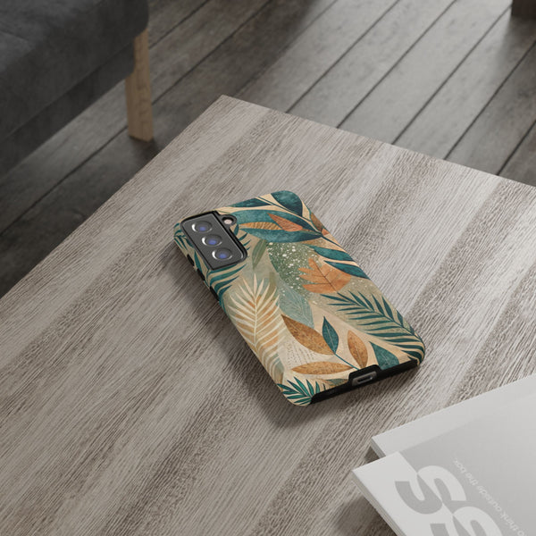 Boho Leaves Tough Phone Case