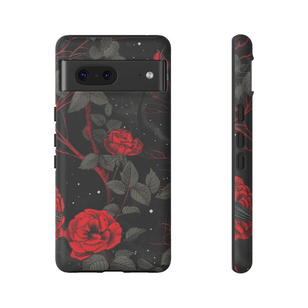 Dark Red Roses  - Tough Phone Case