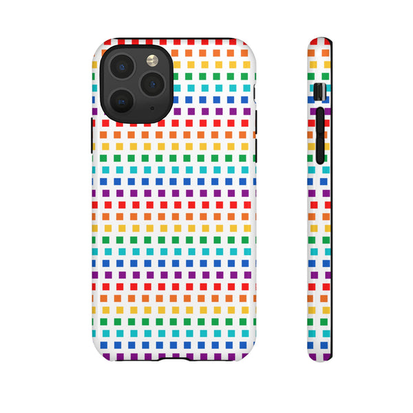 Rainbow on white -  Tough Case