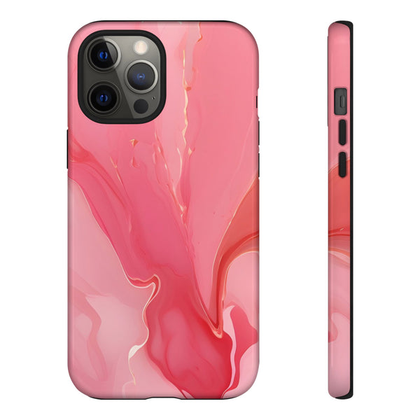 Pink Marble Tough Phone Case