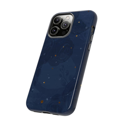 Subtle Navy Florals  - Tough Phone Case