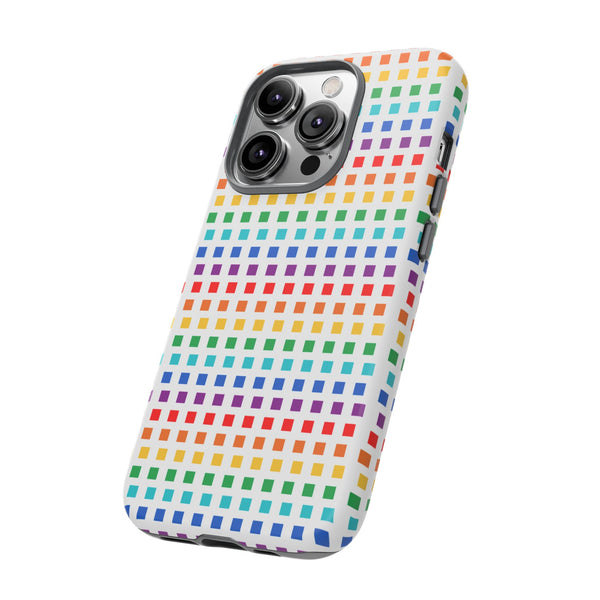 Rainbow on white -  Tough Case