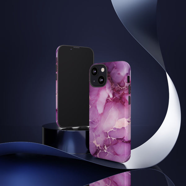 Purple Marble Tough Phone Case