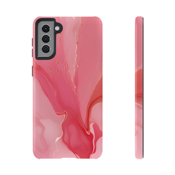 Pink Marble Tough Phone Case