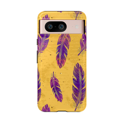 Purple Feathers  - Tough Phone Case