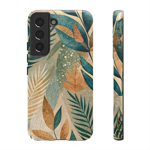 Boho Leaves Tough Phone Case