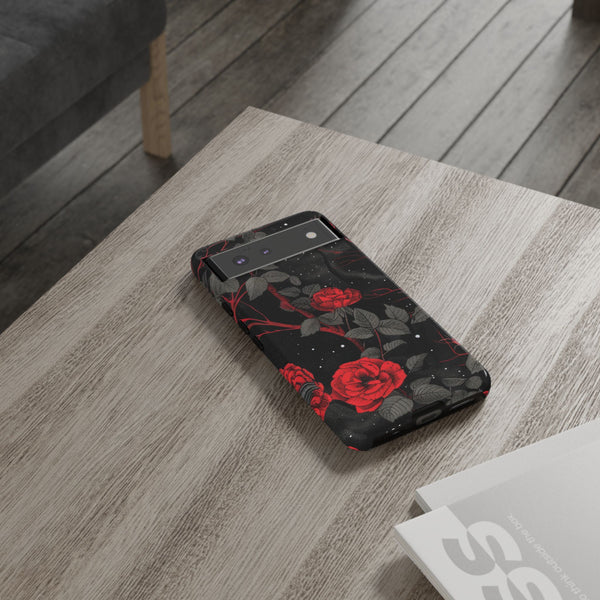 Dark Red Roses  - Tough Phone Case