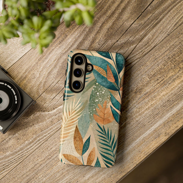 Boho Leaves Tough Phone Case