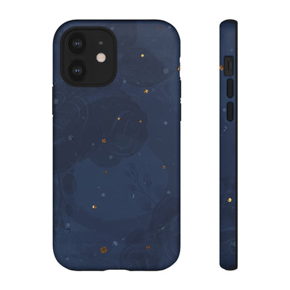Subtle Navy Florals  - Tough Phone Case