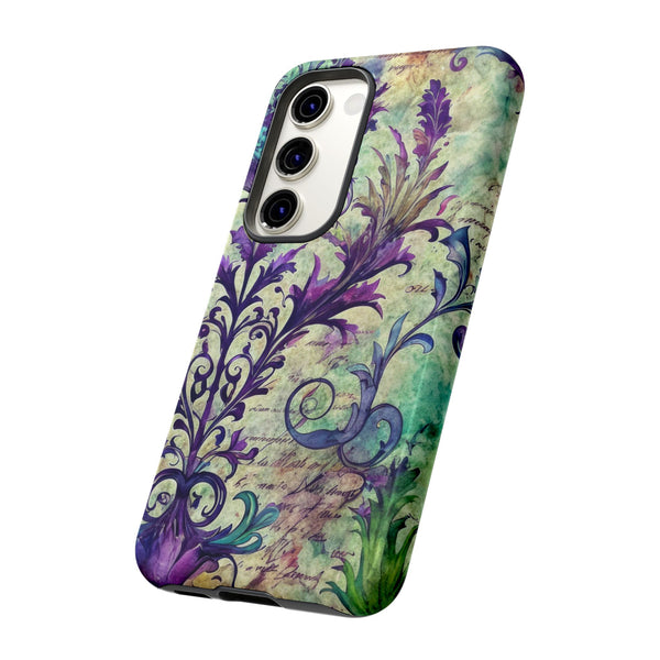 Purple Swirly Fun Tough Phone Case