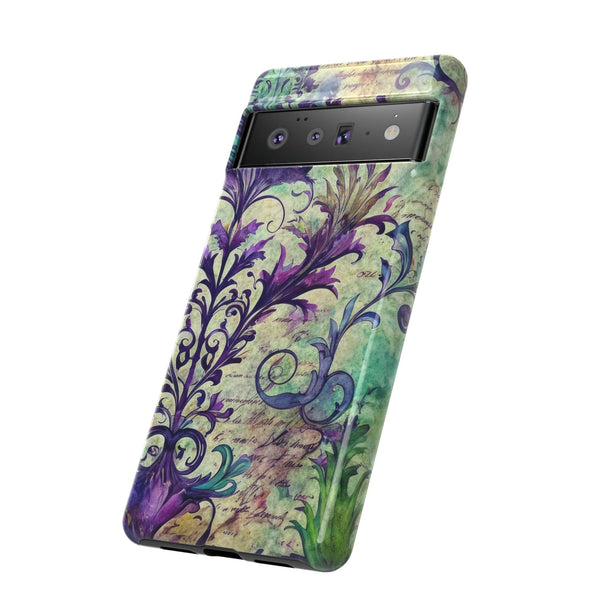 Purple Swirly Fun Tough Phone Case