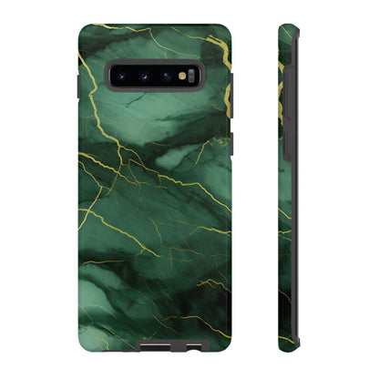 Hunter Green Marble  - Tough Phone Case