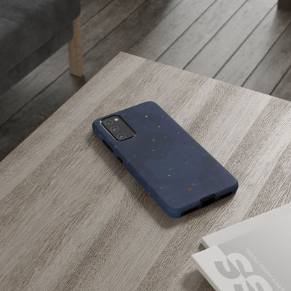 Subtle Navy Florals  - Tough Phone Case