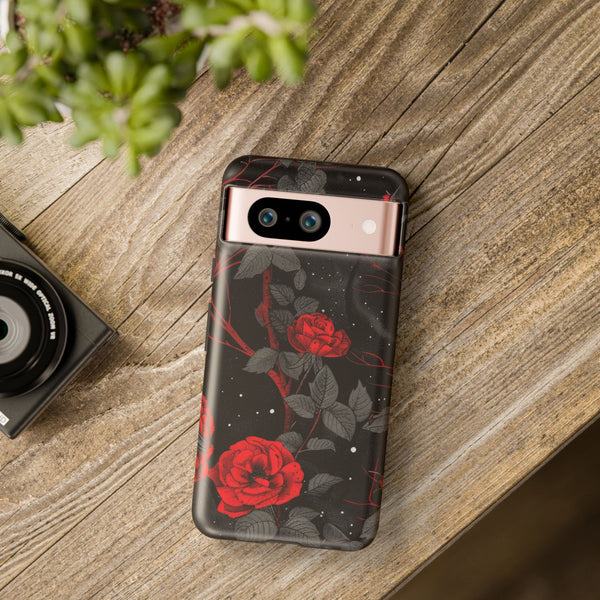 Dark Red Roses  - Tough Phone Case