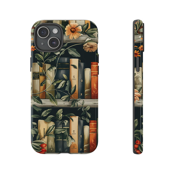 Moody Books Tough Phone Case