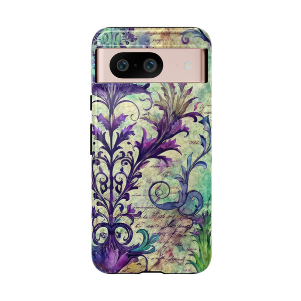 Purple Swirly Fun Tough Phone Case