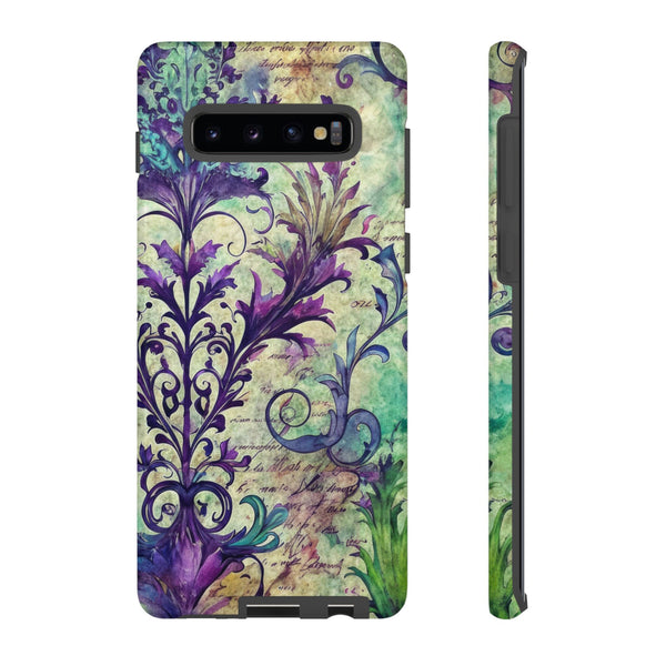 Purple Swirly Fun Tough Phone Case