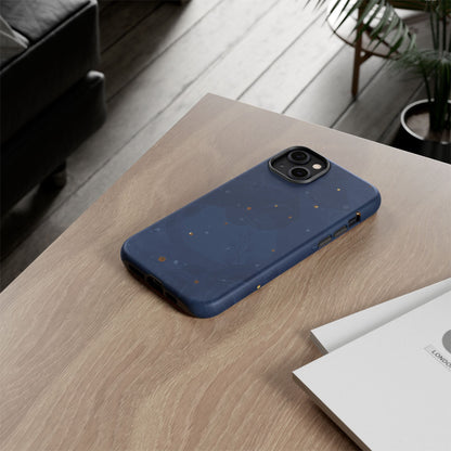 Subtle Navy Florals  - Tough Phone Case