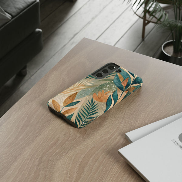 Boho Leaves Tough Phone Case